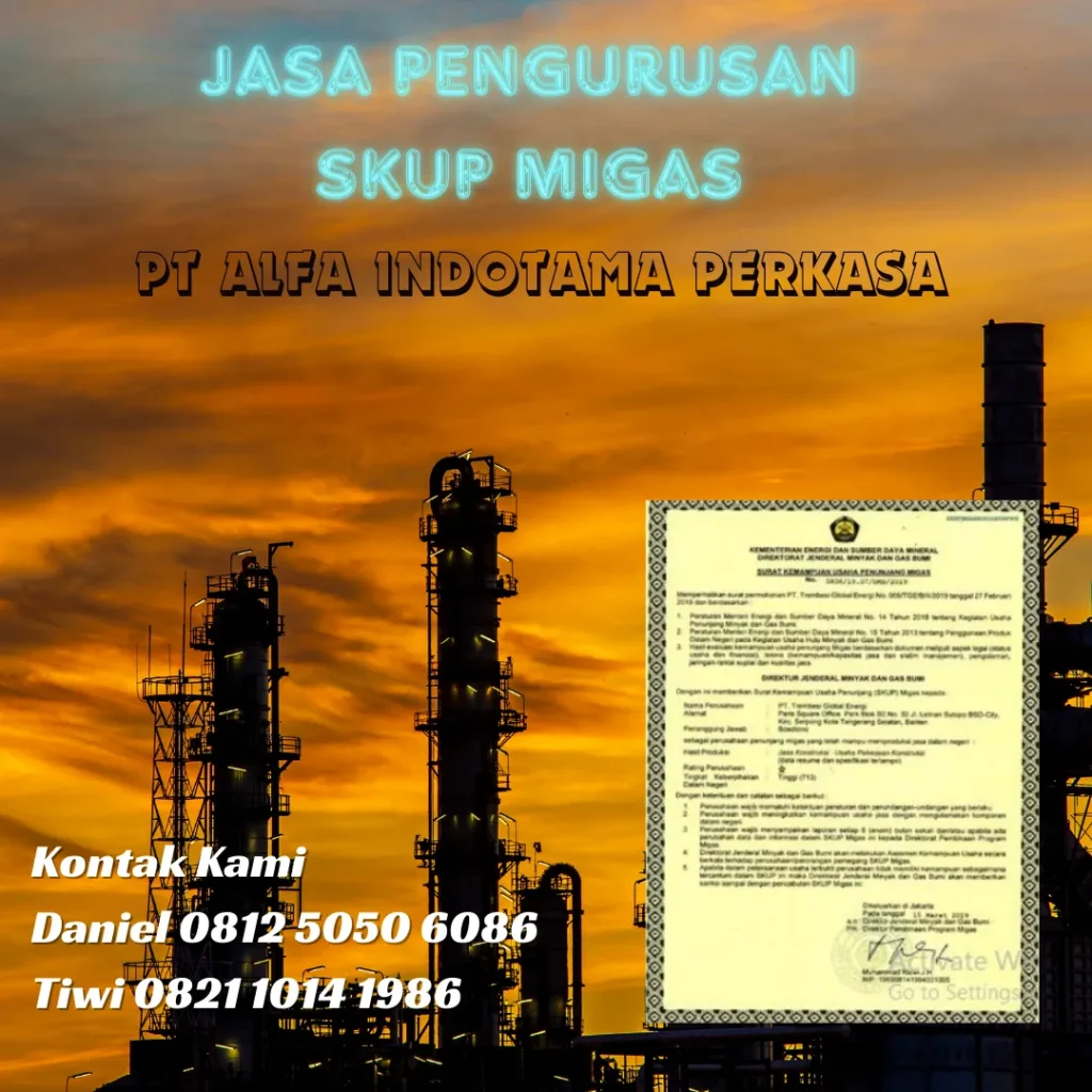 Jasa SKUP Migas Murah 2024