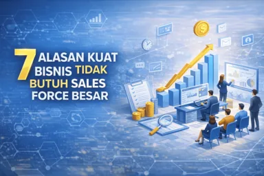 7 Alasan Kuat Bisnis Tidak Butuh Sales Force Besar