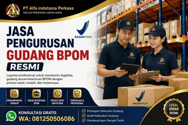 Jasa Pengurusan Gudang BPOM Resmi